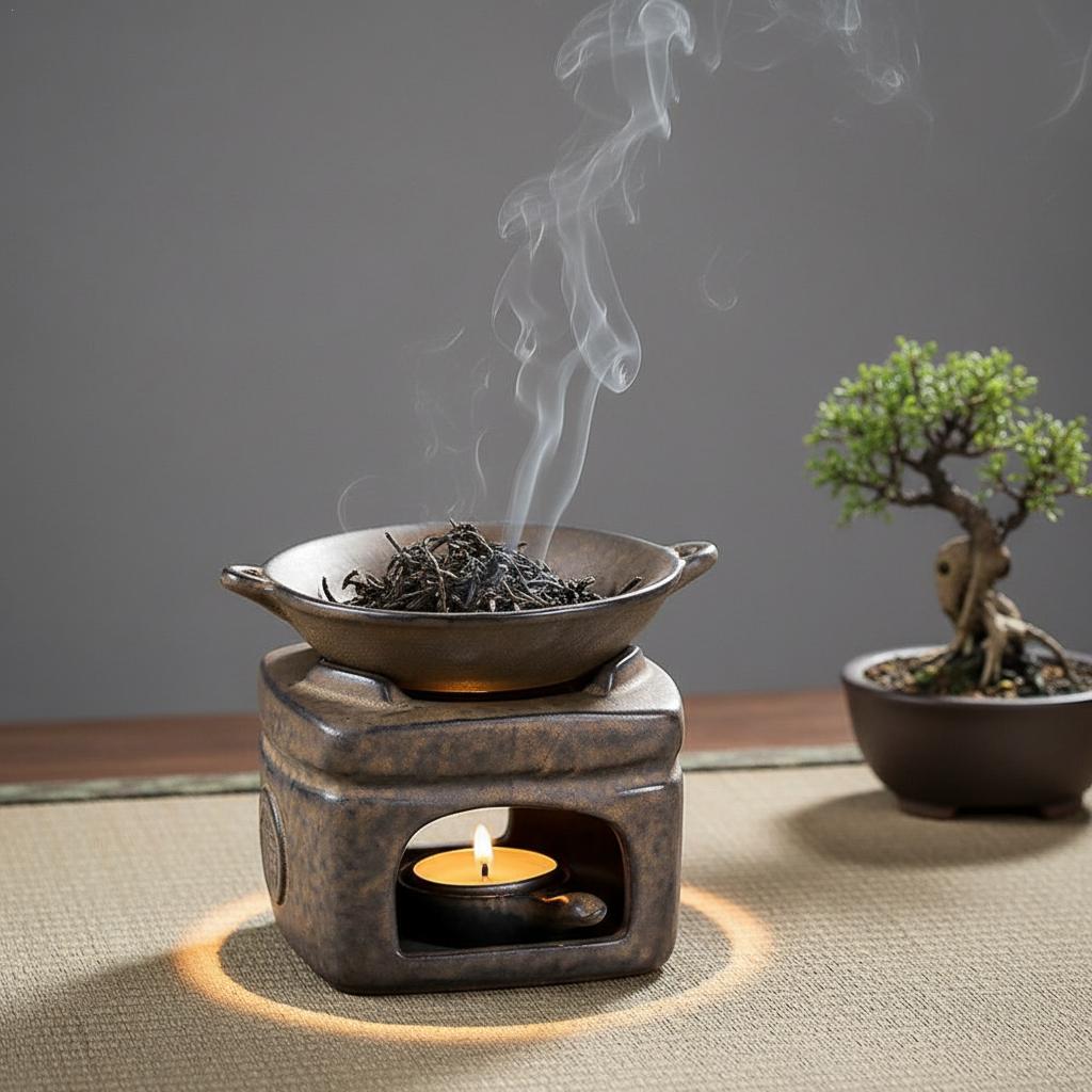 Ceramic Oil Burner - Aromaterapia Dyfuzor Zapachowy 3 w 1