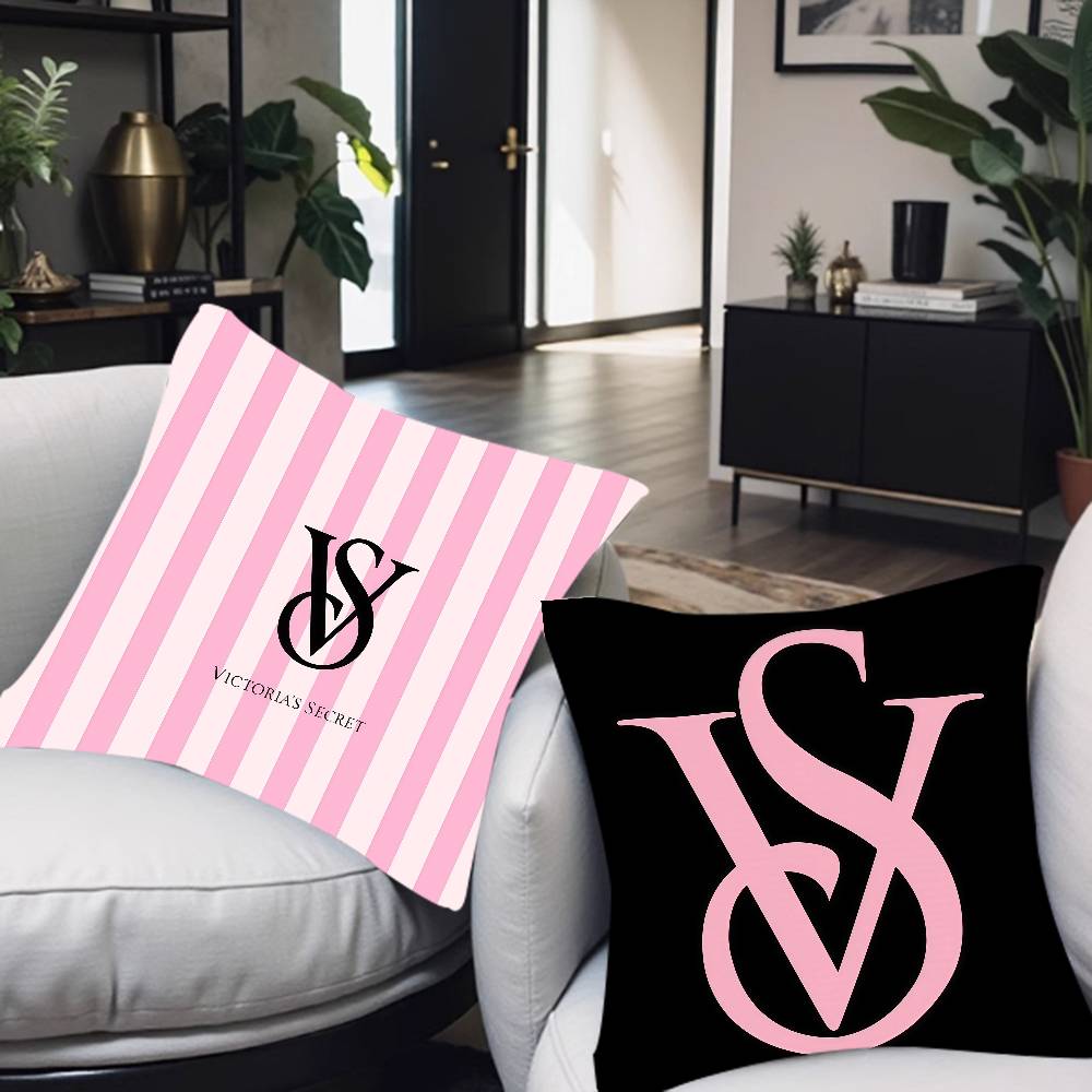 Home Fragrance Victoria Secret - Różowa Poszewka na Poduszkę Dekoracyjna Poduszka