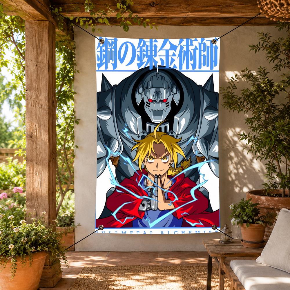 Home Garden Alchemist - Flagi anime F-Fullmetal Alchemist, dekoracyjny baner