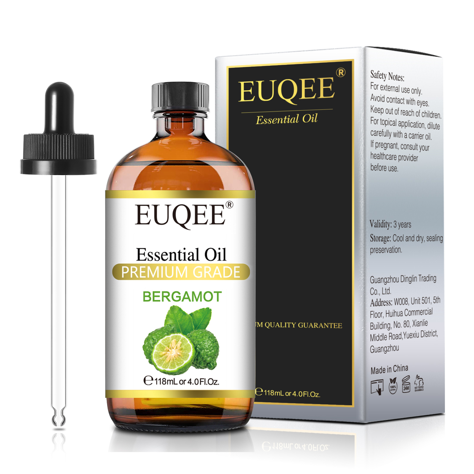 Home Fragrance Bergamot - Czysty Naturalny Olejek Eteryczny Bergamotka Kadzidło