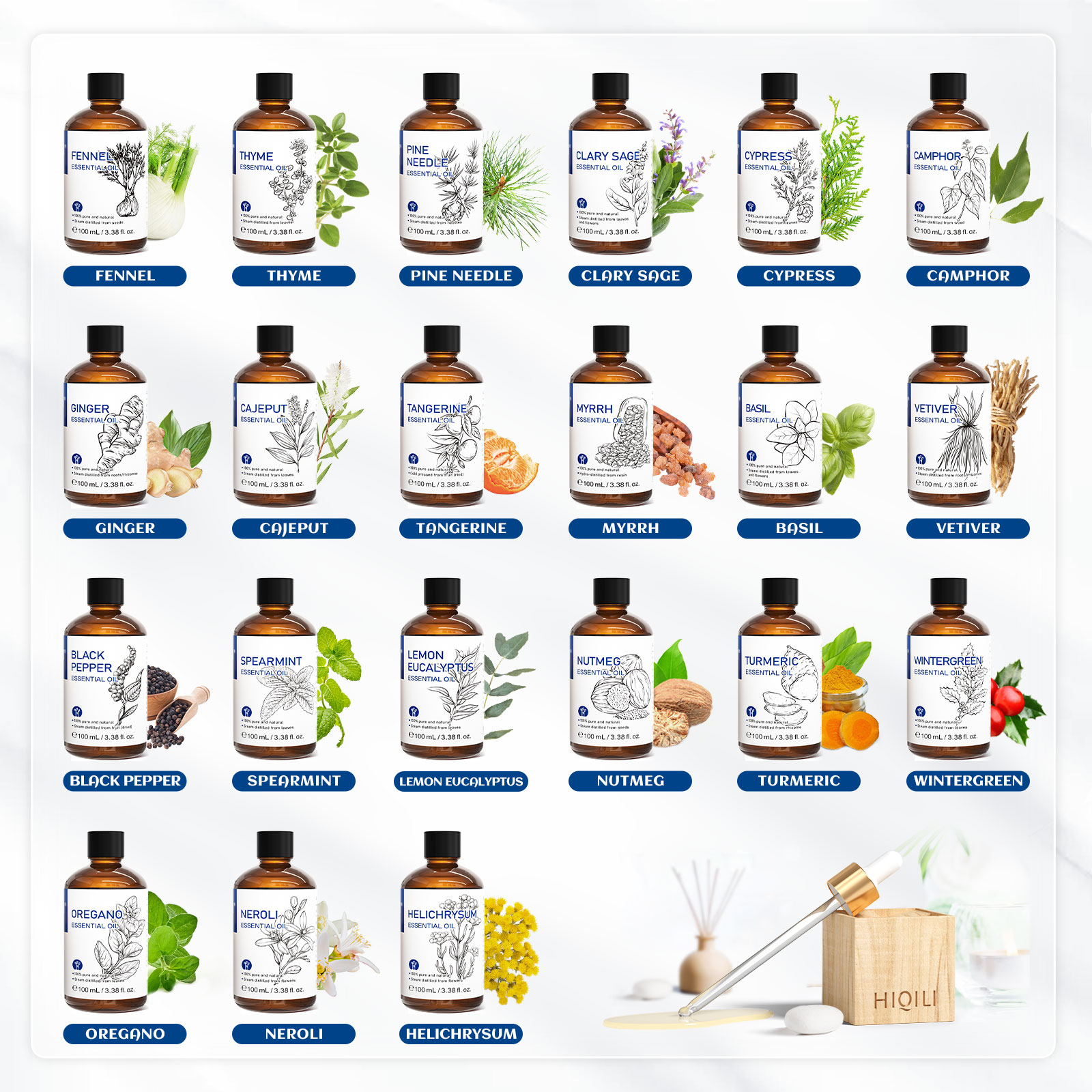 HIQILI 100% Naturalny, 100ml O – Home Fragrance Units recenzja i cena
